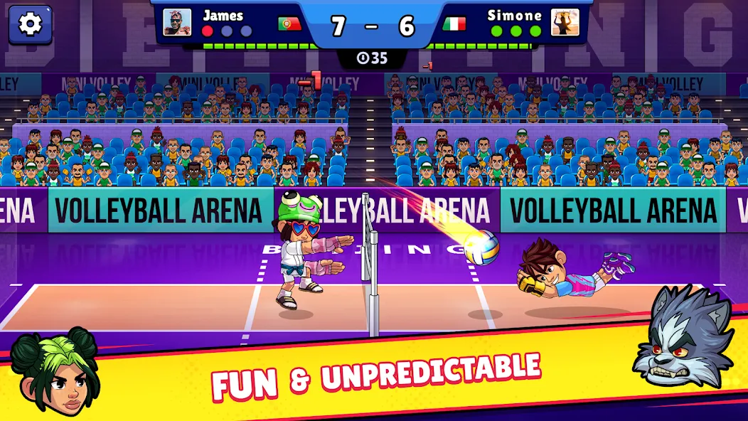Скачать взлом Volleyball Arena: Spike Hard на Андроид — Безлимитные деньги и открыты уровни — скриншот 2 Скачать взлом Volleyball Arena: Spike Hard на Андроид — Безлимитные деньги и открыты уровни — скриншот 2