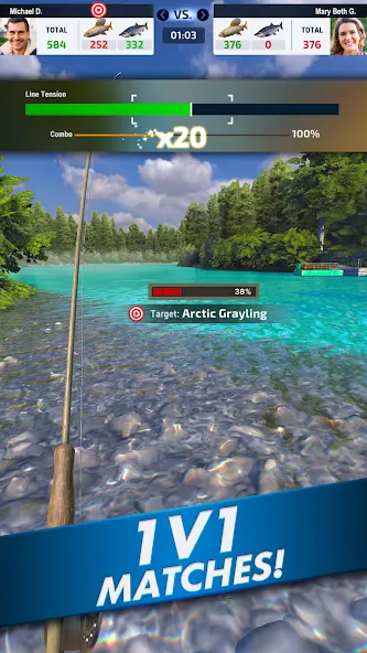 Ultimate Fishing! Fish Game — Безлимитные деньги и приманки — скриншот 2 Ultimate Fishing! Fish Game — Безлимитные деньги и приманки — скриншот 2