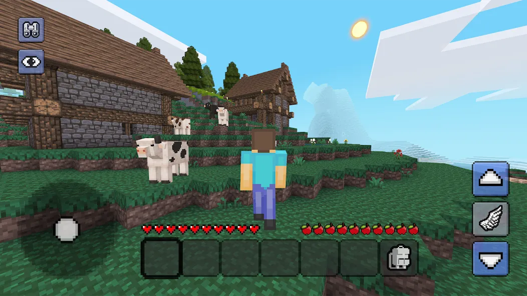 Megacraft - Block Craft на Андроид — Безлимитные ресурсы и открыты все блоки — скриншот 3