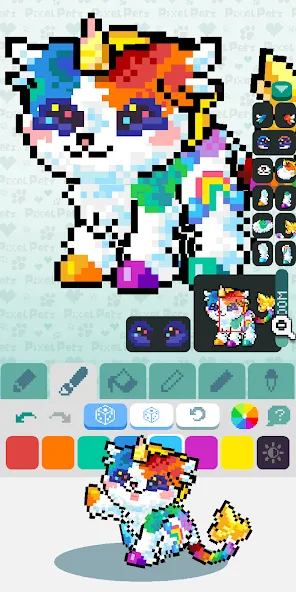 Pixel Petz на Андроид — Много монет и ресурсов — скриншот 2