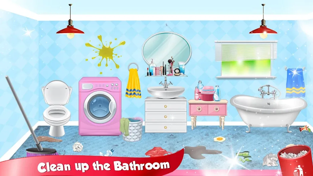 Скачать взлом Girl Doll House Design & Clean на Андроид — Безлимитные деньги и все предметы — скриншот 2