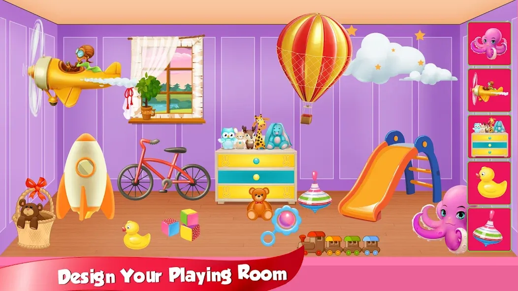 Скачать взлом Girl Doll House Design & Clean на Андроид — Безлимитные деньги и все предметы — скриншот 3