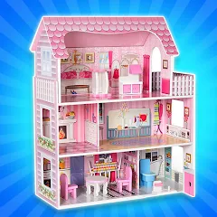 Скачать взлом Girl Doll House Design & Clean на Андроид — Безлимитные деньги и все предметы