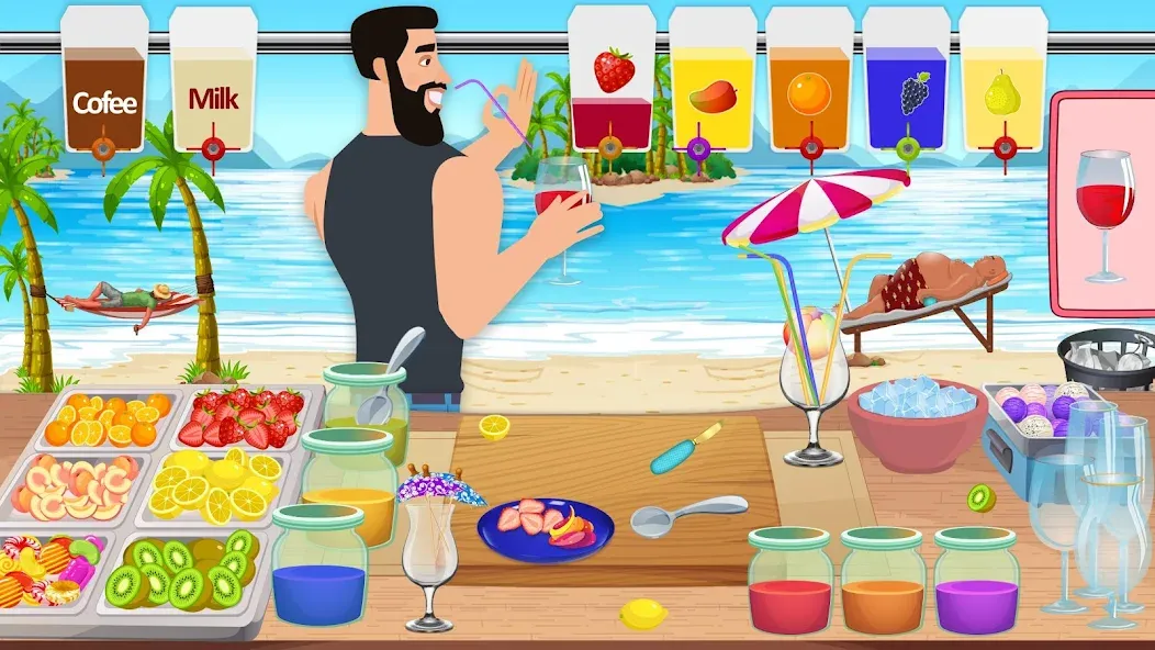 Boba cocktail:DIY recipe games Mod APK Новые рецепты и безлимитные деньги — Скачать на Андроид — скриншот 1 Boba cocktail:DIY recipe games Mod APK Новые рецепты и безлимитные деньги — Скачать на Андроид — скриншот 1