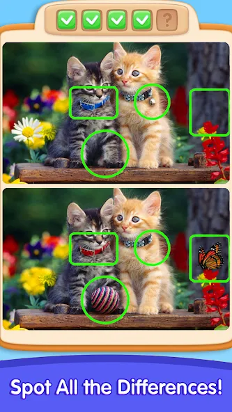 Скачать Can You Spot It: Differences — Безлимитные подсказки и все уровни открыты — скриншот 1