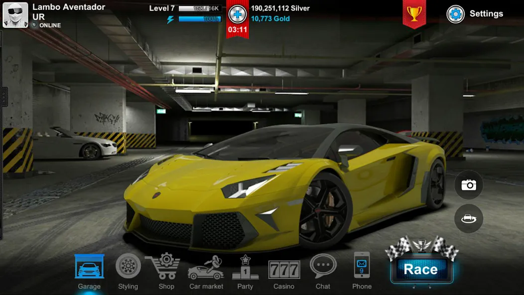 Tuner Life Online Drag Racing MOD — Безлимитные деньги и топливный бак на Андроид — скриншот 2