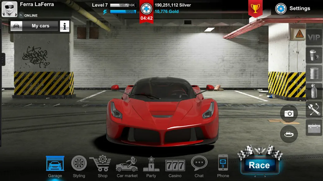 Tuner Life Online Drag Racing MOD — Безлимитные деньги и топливный бак на Андроид — скриншот 3