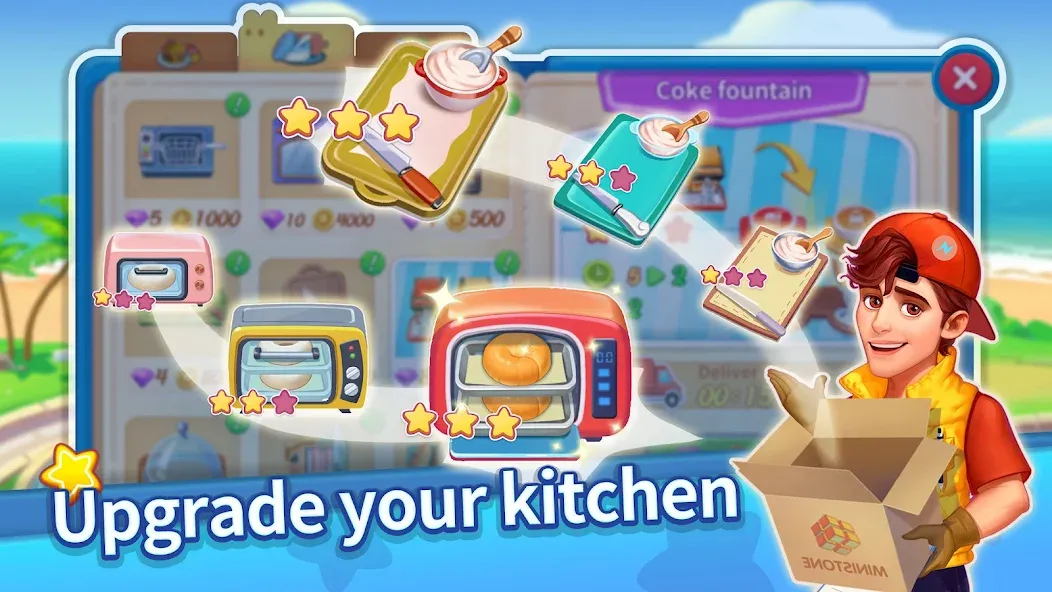 Взломанная Cooking Master Adventure Games на Андроид — Безлимитные монеты и энергия — скриншот 4