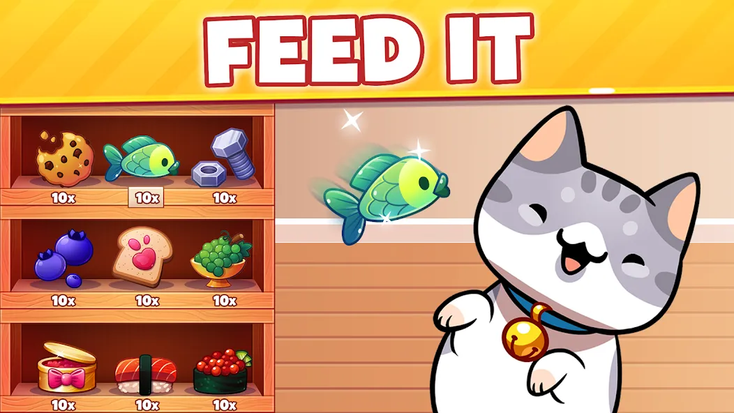 Скачать Cat Game - The Cats Collector! — Много монет и редкие коты — скриншот 2