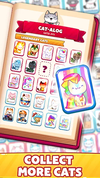 Скачать Cat Game - The Cats Collector! — Много монет и редкие коты — скриншот 4