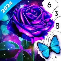 Fancy Color - Paint By Number — Взломанная версия (Без рекламы и все раскраски открыты)