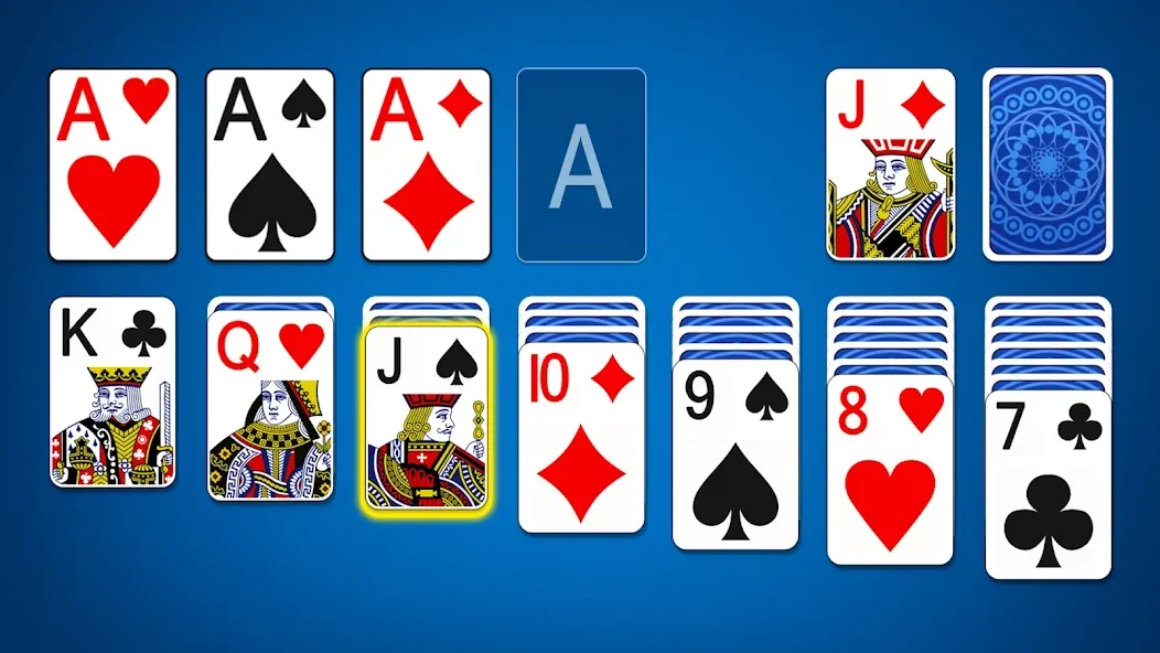 Solitaire Card Game MOD APK — Без рекламы и безлимитные подсказки — скриншот 1