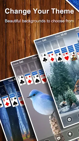 Solitaire Card Game MOD APK — Без рекламы и безлимитные подсказки — скриншот 3