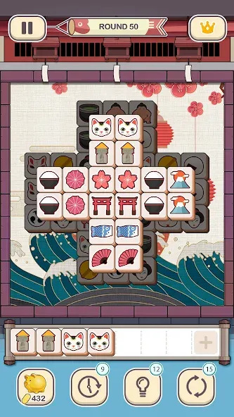 Взлом Tile Fun - Triple Puzzle Game — Безлимитные подсказки и отмены ходов — скриншот 4 Взлом Tile Fun - Triple Puzzle Game — Безлимитные подсказки и отмены ходов — скриншот 4