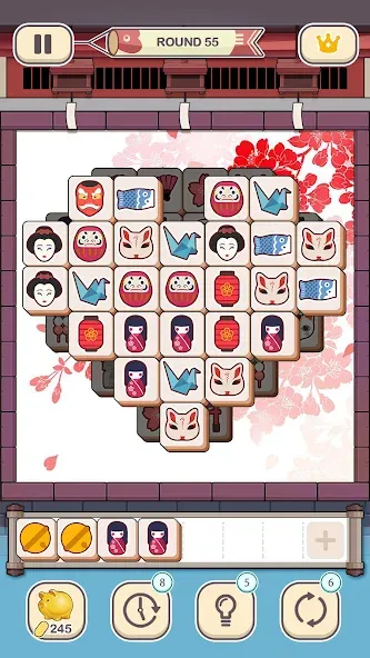 Взлом Tile Fun - Triple Puzzle Game — Безлимитные подсказки и отмены ходов — скриншот 5 Взлом Tile Fun - Triple Puzzle Game — Безлимитные подсказки и отмены ходов — скриншот 5