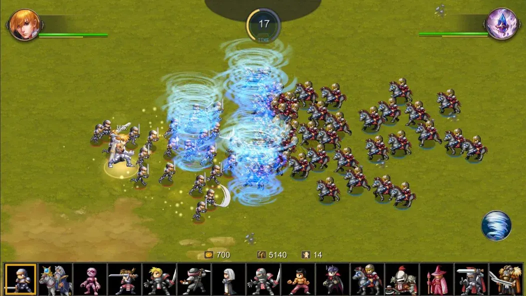 Скачать Miragine War MOD APK — Безлимитные ресурсы и усиленные юниты — скриншот 2