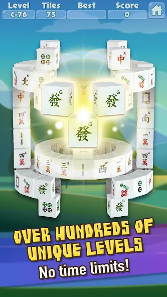 Скачать 3D Mahjong Triple Tile Match — Последняя версия (Безлимитные монеты и подсказки) — скриншот 4