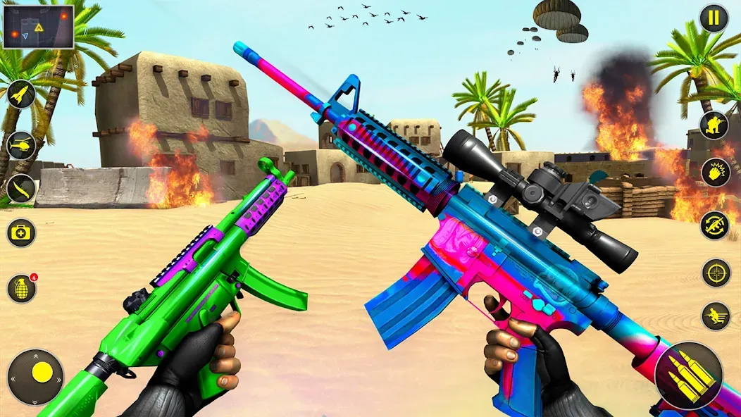 Fps Shooting Strike: Gun Games — Мод: Безлимитные патроны и оружие — скриншот 2