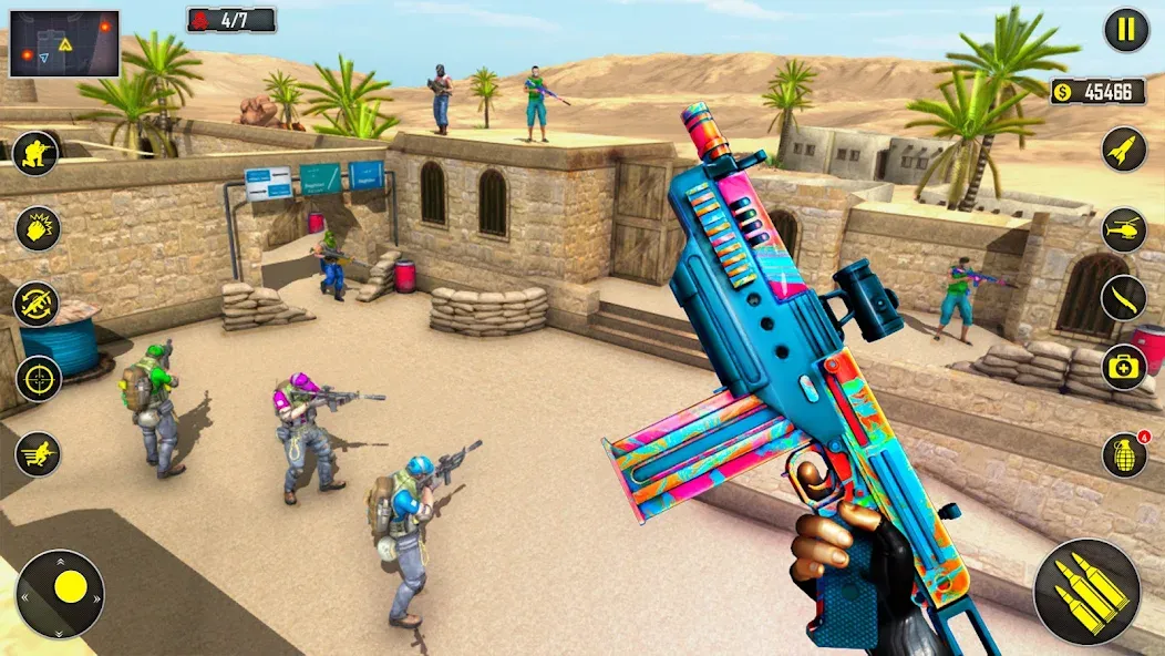 Fps Shooting Strike: Gun Games — Мод: Безлимитные патроны и оружие — скриншот 3