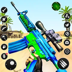 Fps Shooting Strike: Gun Games — Мод: Безлимитные патроны и оружие