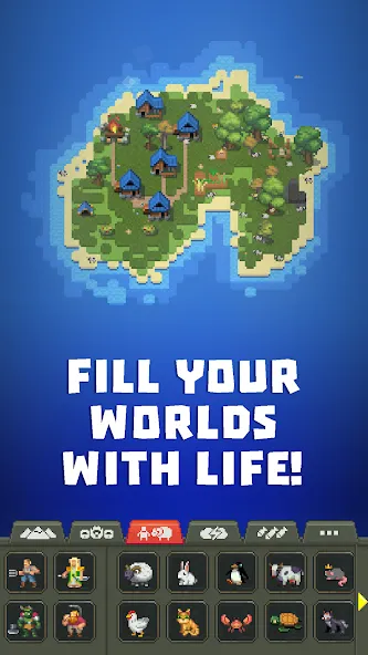 Скачать взлом WorldBox - Sandbox God Sim на Андроид — Безлимитные ресурсы и всё открыто — скриншот 2 Скачать взлом WorldBox - Sandbox God Sim на Андроид — Безлимитные ресурсы и всё открыто — скриншот 2