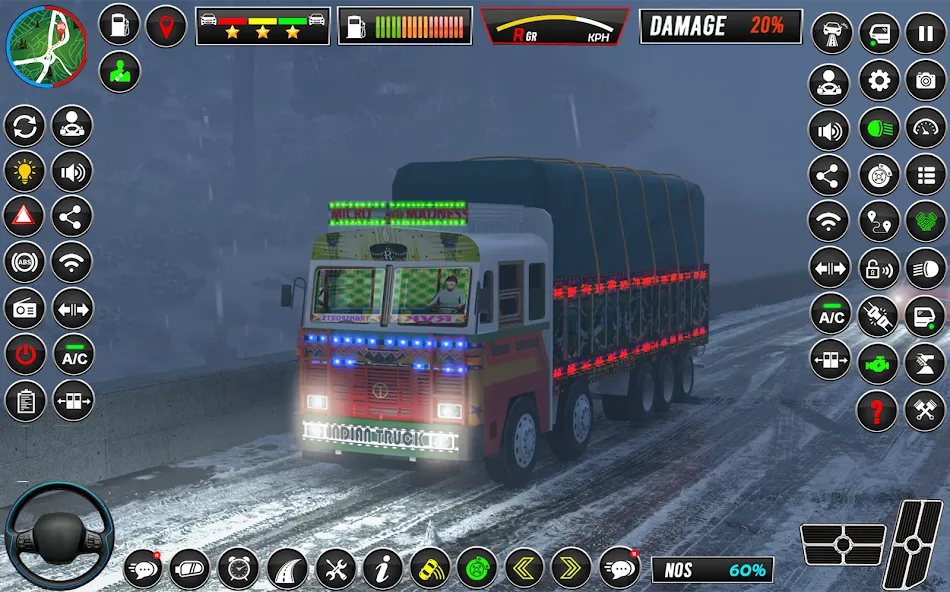 Скачать Indian Truck Game 3d Truck sim на Android — Безлимитные деньги и открыты все грузовики — скриншот 2
