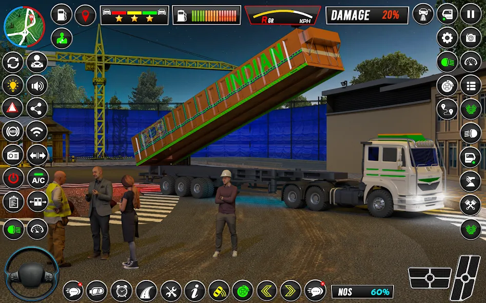 Скачать Indian Truck Game 3d Truck sim на Android — Безлимитные деньги и открыты все грузовики — скриншот 5