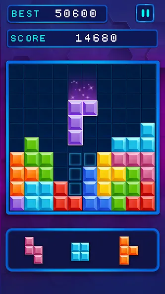 Block Puzzle: Popular Game MOD APK на Android — Безлимитные подсказки и бонусы — скриншот 2