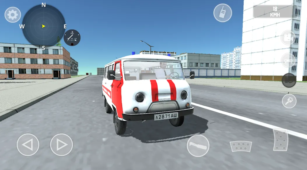SovietCar: Simulator — Мод: Безлимитные деньги и топливо — скриншот 1