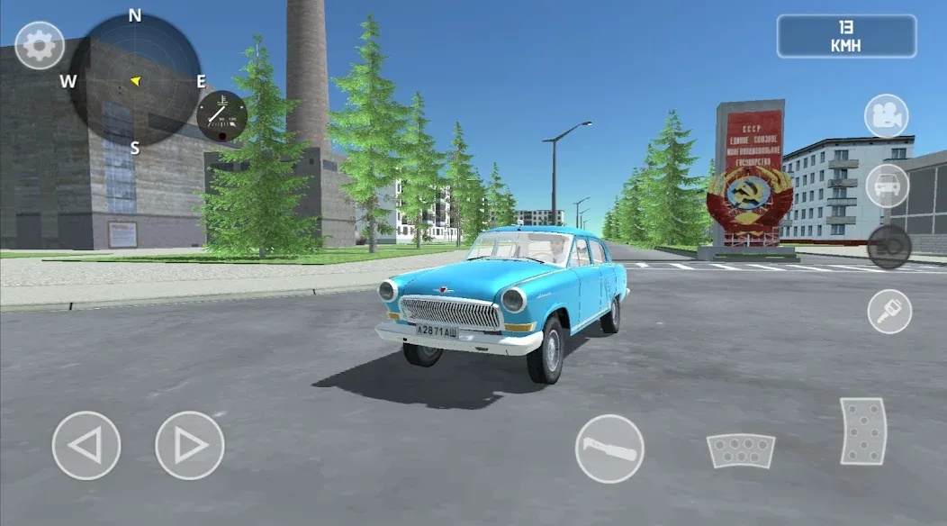 SovietCar: Simulator — Мод: Безлимитные деньги и топливо — скриншот 2