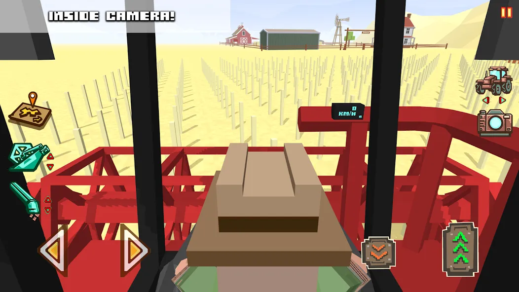 Скачать взломанную Blocky Farm Racing & Simulator — Безлимитные деньги и топливо — скриншот 3
