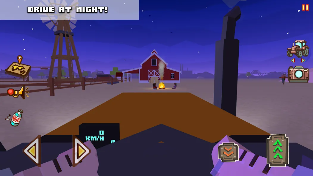 Скачать взломанную Blocky Farm Racing & Simulator — Безлимитные деньги и топливо — скриншот 5