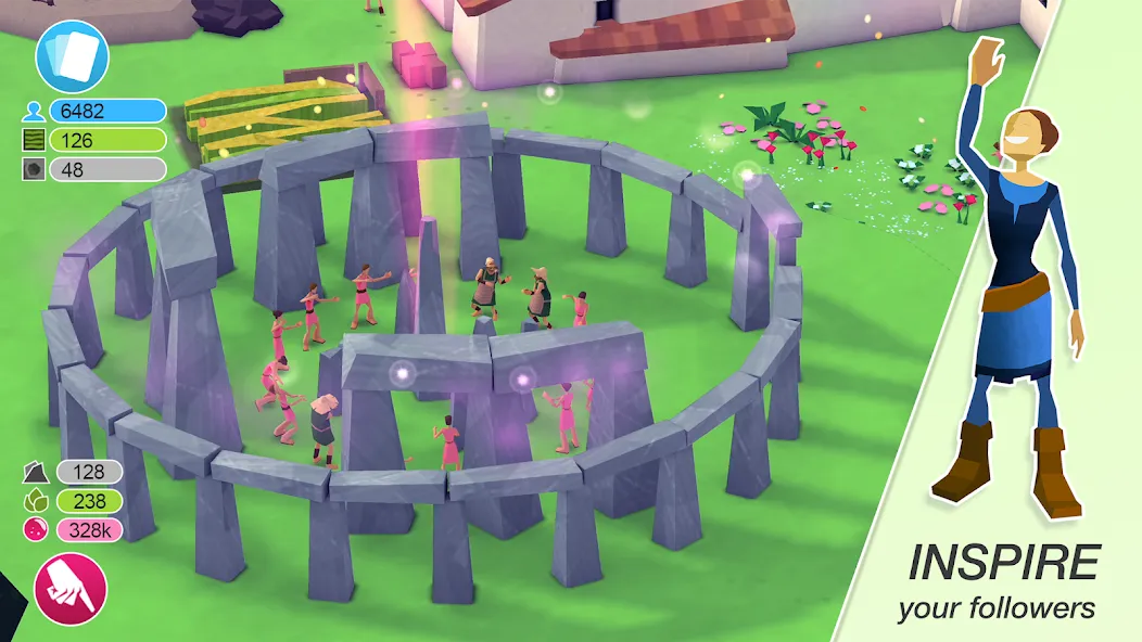 Скачать взлом Godus на Андроид — Безлимитные ресурсы и божественная сила — скриншот 3