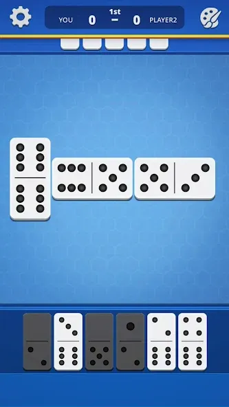 Скачать взломанную Dominoes - Classic Domino Game — Без рекламы и открыты все столы — скриншот 1