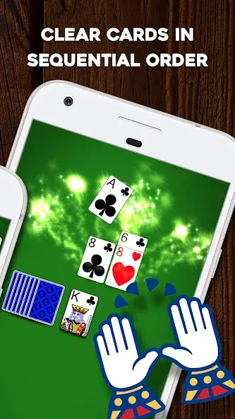 Скачать Crown Solitaire: Card Game — Модификация Безлимитные подсказки и отмена ходов — скриншот 2 Скачать Crown Solitaire: Card Game — Модификация Безлимитные подсказки и отмена ходов — скриншот 2