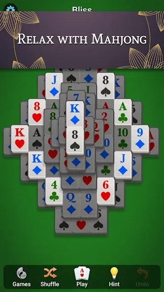 Mahjong Solitaire (Мод Без рекламы и все уровни открыты) — скриншот 1