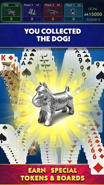 Скачать MONOPOLY Solitaire: Card Games на Android — Безлимитные монеты и разблокированы колоды — скриншот 3