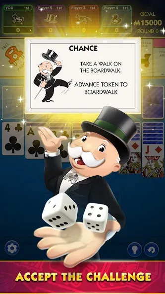 Скачать MONOPOLY Solitaire: Card Games на Android — Безлимитные монеты и разблокированы колоды — скриншот 5