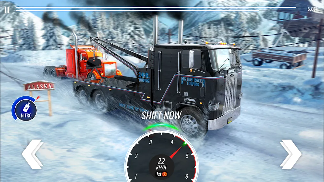 Скачать Big Rig Racing: Drag racing — Последняя версия (Безлимитные деньги и топливо) — скриншот 2