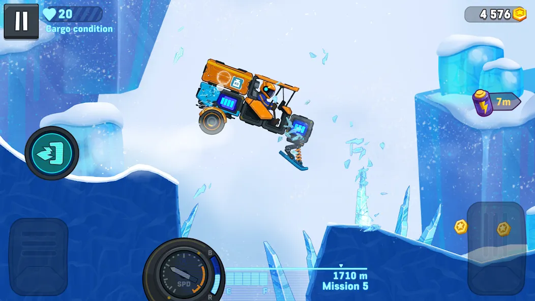 Rovercraft 2: Race a space car — Безлимитные деньги и топливо — скриншот 2 Rovercraft 2: Race a space car — Безлимитные деньги и топливо — скриншот 2