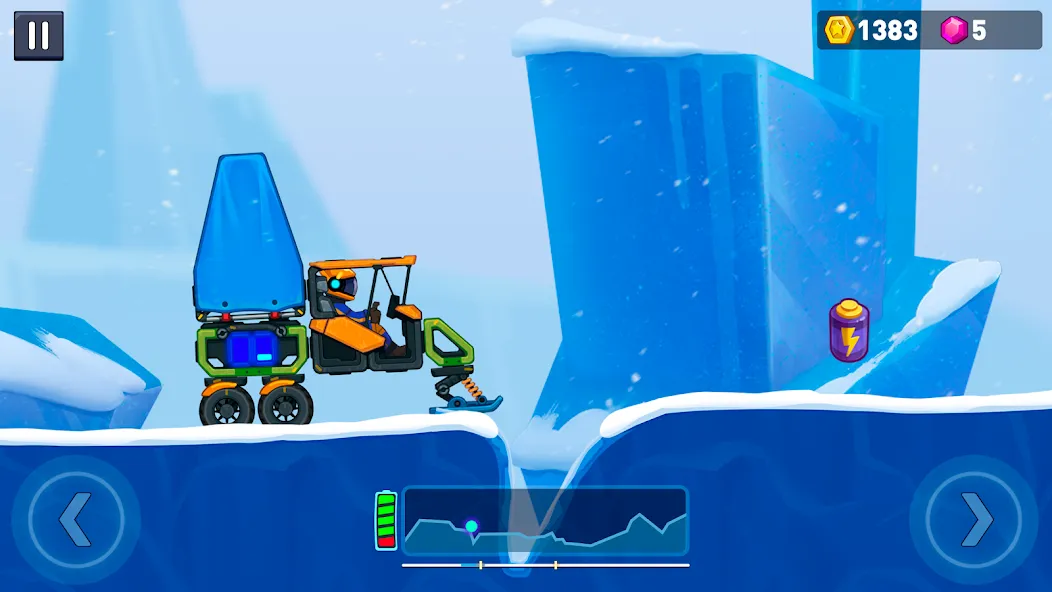 Rovercraft 2: Race a space car — Безлимитные деньги и топливо — скриншот 4 Rovercraft 2: Race a space car — Безлимитные деньги и топливо — скриншот 4