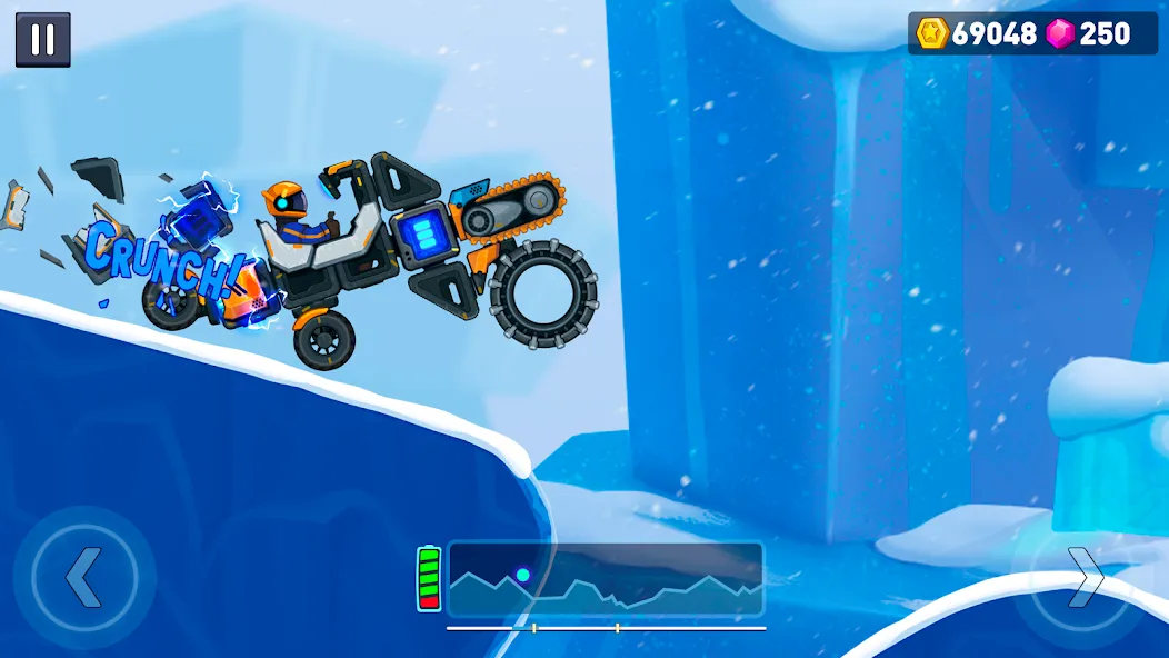 Rovercraft 2: Race a space car — Безлимитные деньги и топливо — скриншот 5 Rovercraft 2: Race a space car — Безлимитные деньги и топливо — скриншот 5