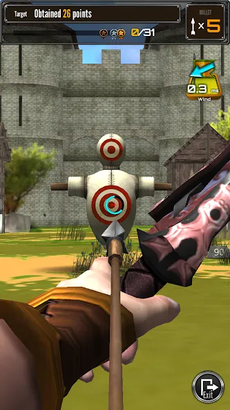 Скачать Archery Big Match — Модификация Точная стрельба и много денег — скриншот 4