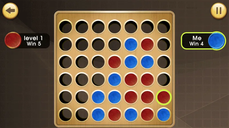 4 in a row king MOD APK — Безлимитные ходы и победы — скриншот 1