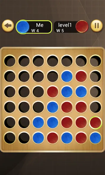 4 in a row king MOD APK — Безлимитные ходы и победы — скриншот 4