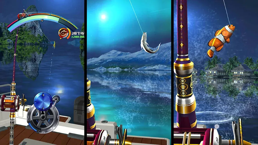 Fishing Hook на Андроид — Безлимитные деньги и энергия — скриншот 1