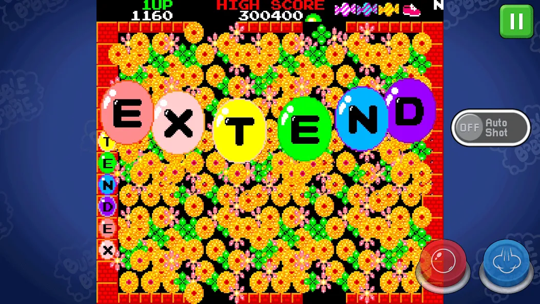 Скачать BUBBLE BOBBLE classic — Последняя версия (Бесконечные жизни и все уровни открыты) — скриншот 3