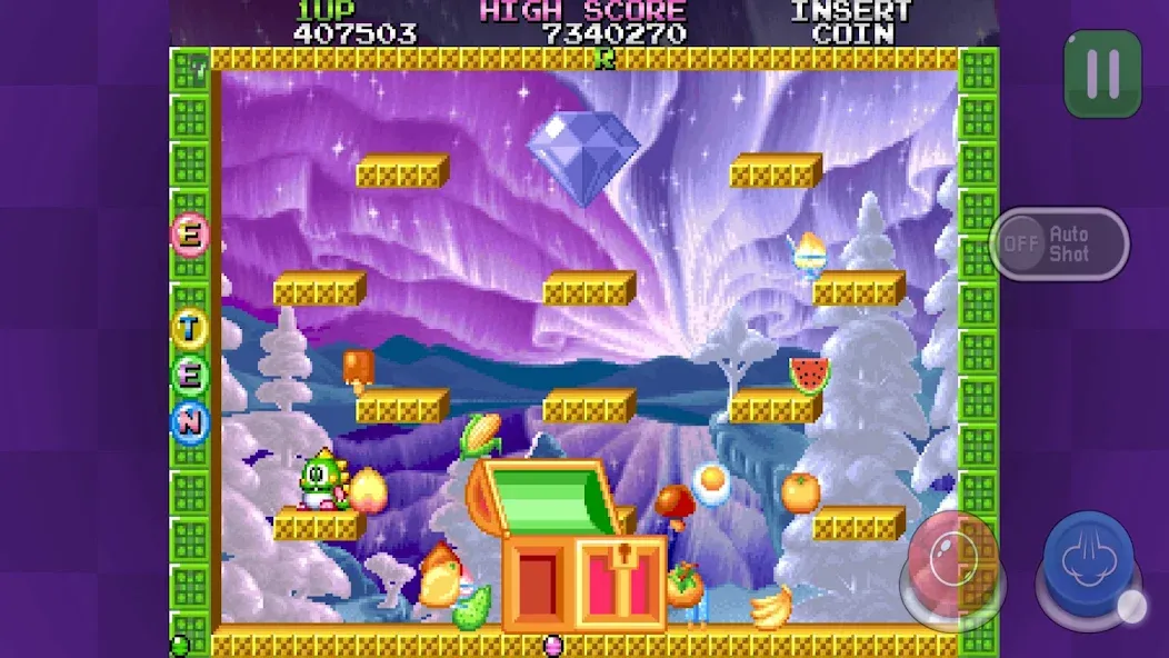 Скачать Bubble Bobble 2 classic на Android — Бесконечные жизни и бонусы — скриншот 4