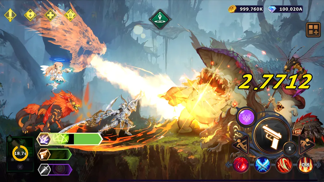 Devil Hunter Idle — Мод: Безлимитные деньги и оружие — скриншот 5