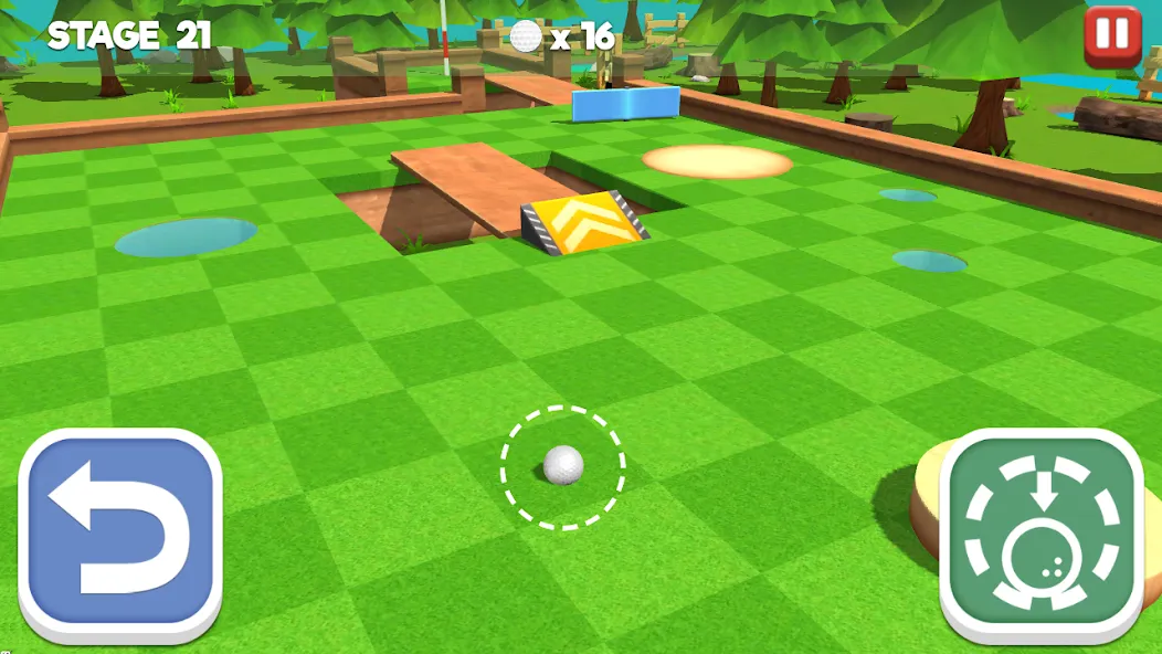 Putting Golf King на Андроид — Безлимитные мячи и открыты все уровни — скриншот 1